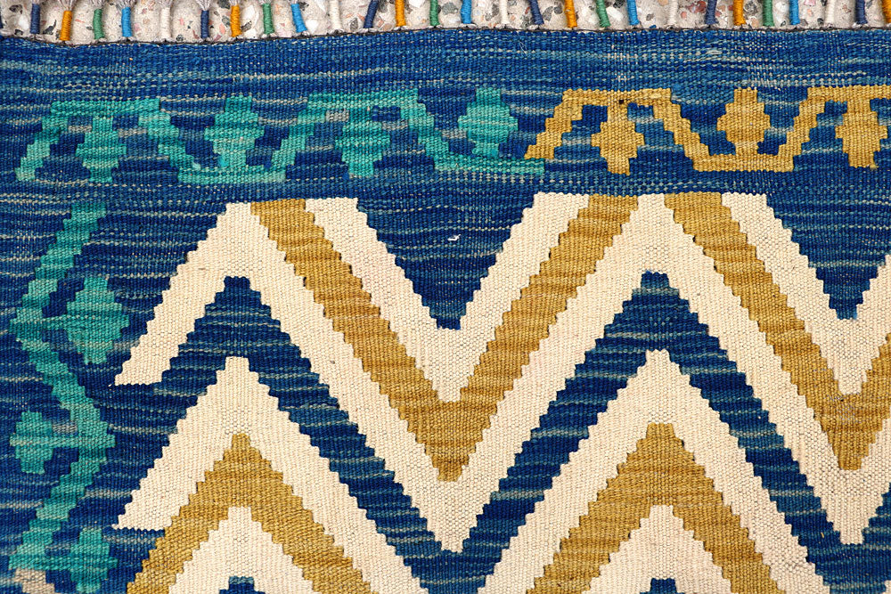 Multi Colored Kilim 5' 7 x 7' 10 - No. 66870 - ALRUG Rug Store