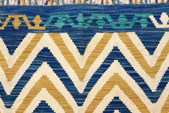 Multi Colored Kilim 5' 7 x 7' 10 - No. 66870 - ALRUG Rug Store