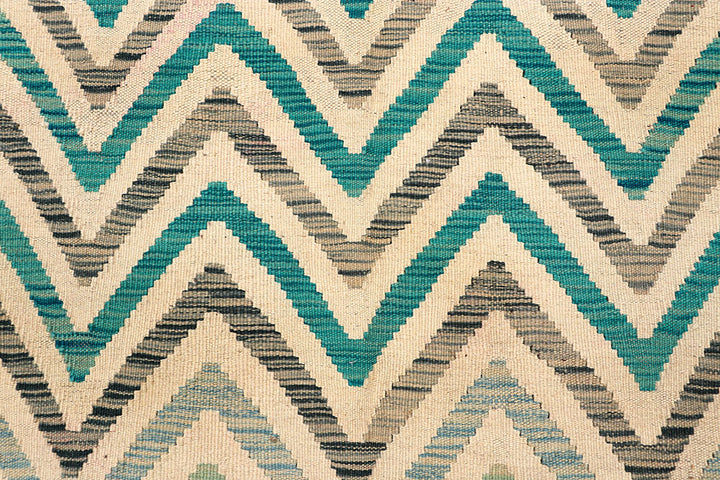 Multi Colored Kilim 5' 7 x 7' 10 - No. 66870 - ALRUG Rug Store