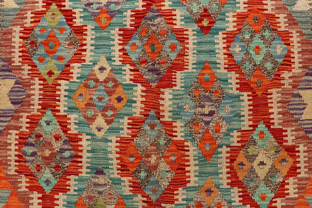 Multi Colored Kilim 5' 7 x 7' 11 - No. 66871 - ALRUG Rug Store