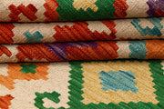 Multi Colored Kilim 5' 10 x 8' 2 - No. 66874 - ALRUG Rug Store