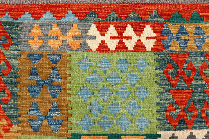 Multi Colored Kilim 5' 8 x 7' 11 - No. 66875 - ALRUG Rug Store