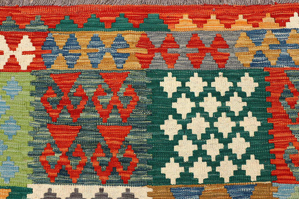 Multi Colored Kilim 5' 8 x 7' 11 - No. 66875 - ALRUG Rug Store