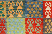 Multi Colored Kilim 5' 8 x 7' 11 - No. 66875 - ALRUG Rug Store