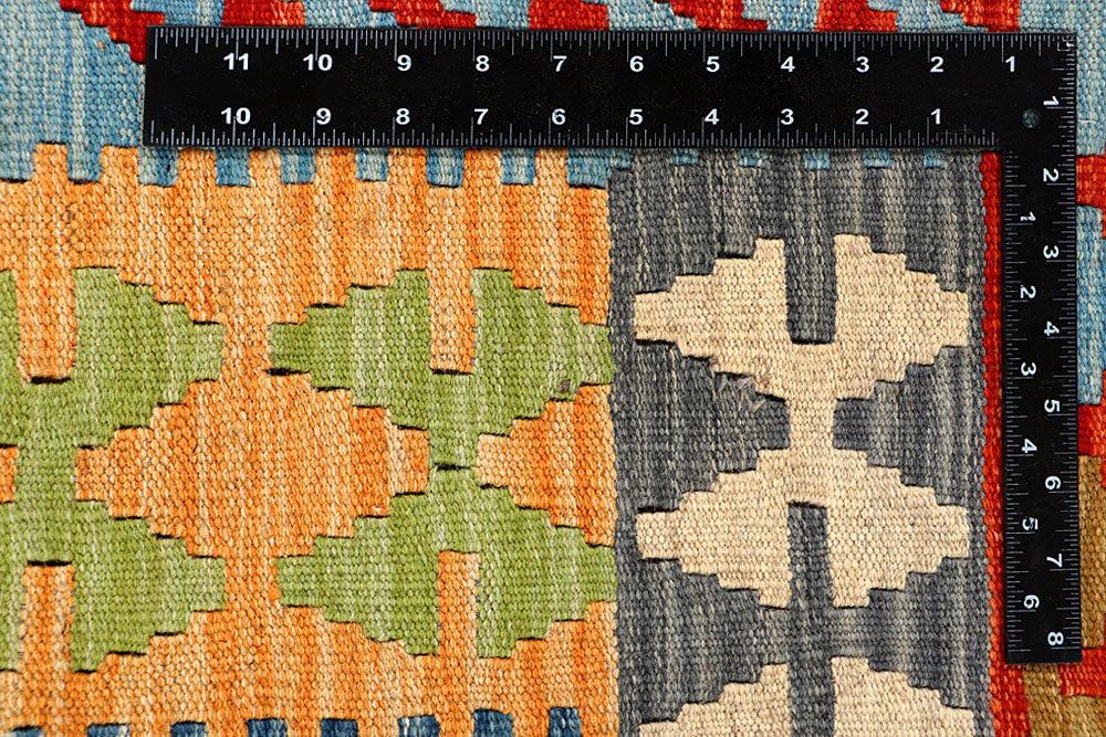 Multi Colored Kilim 5' 8 x 7' 11 - No. 66875 - ALRUG Rug Store