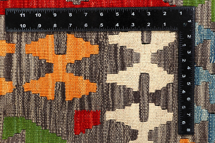 Multi Colored Kilim 5' 7 x 8' 3 - No. 66877 - ALRUG Rug Store