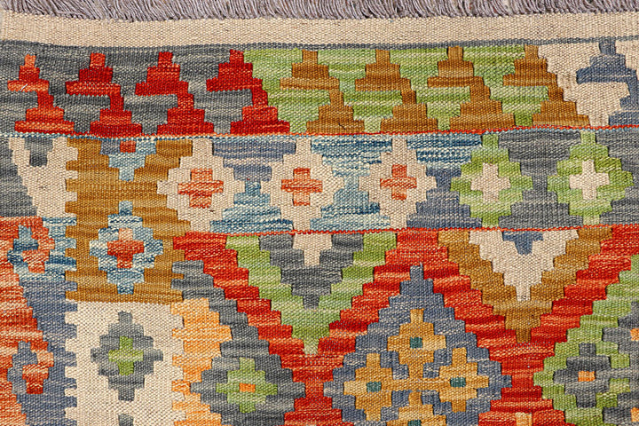 Multi Colored Kilim 5' 9 x 7' 10 - No. 66878 - ALRUG Rug Store