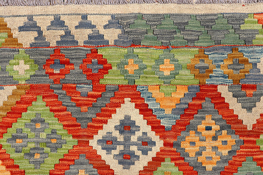 Multi Colored Kilim 5' 9 x 7' 10 - No. 66878 - ALRUG Rug Store