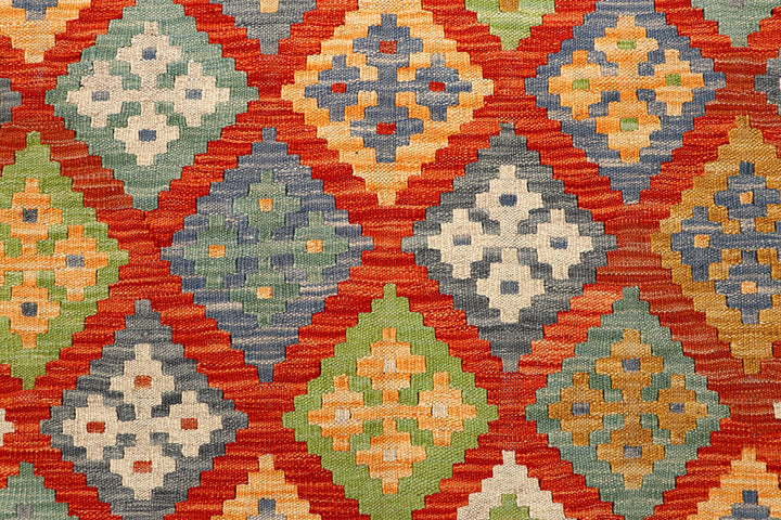Multi Colored Kilim 5' 9 x 7' 10 - No. 66878 - ALRUG Rug Store