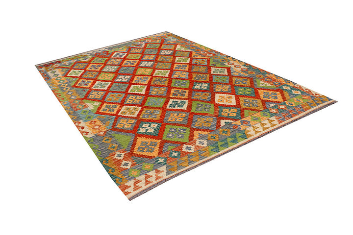 Multi Colored Kilim 5' 9 x 7' 10 - No. 66878 - ALRUG Rug Store