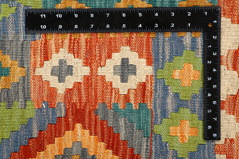 Multi Colored Kilim 5' 9 x 7' 10 - No. 66878 - ALRUG Rug Store