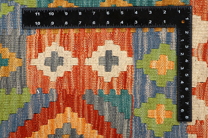 Multi Colored Kilim 5' 9 x 7' 10 - No. 66878 - ALRUG Rug Store
