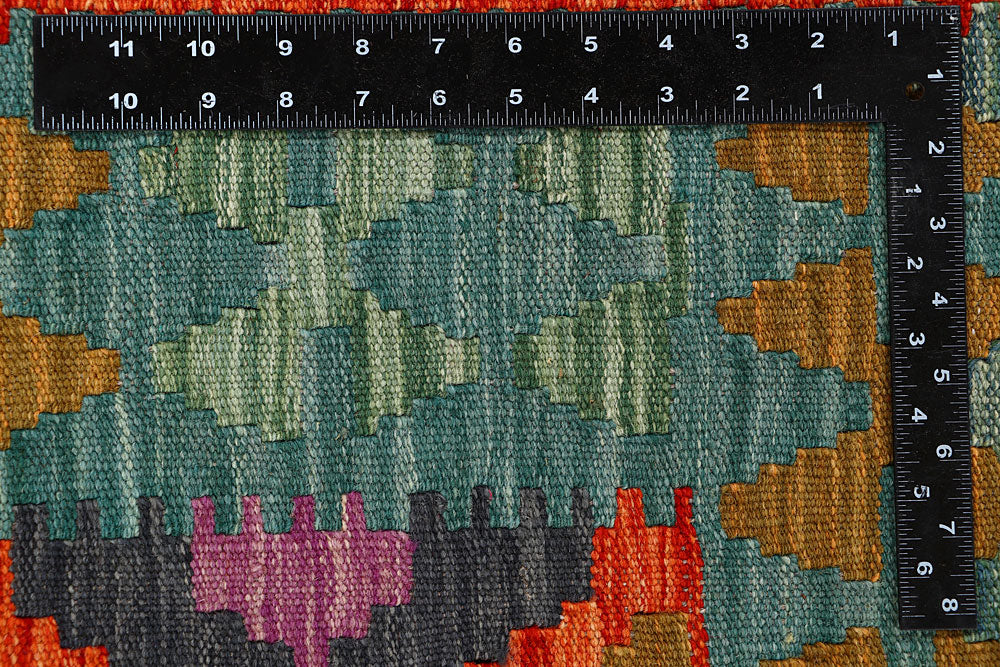 Multi Colored Kilim 5' 10 x 7' 9 - No. 66879 - ALRUG Rug Store