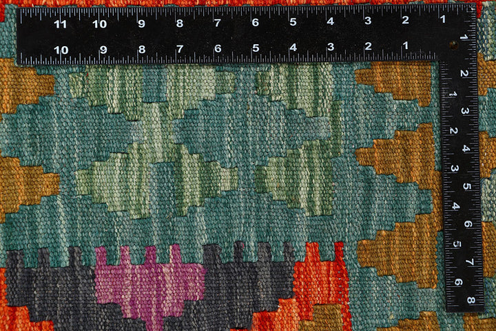 Multi Colored Kilim 5' 10 x 7' 9 - No. 66879 - ALRUG Rug Store