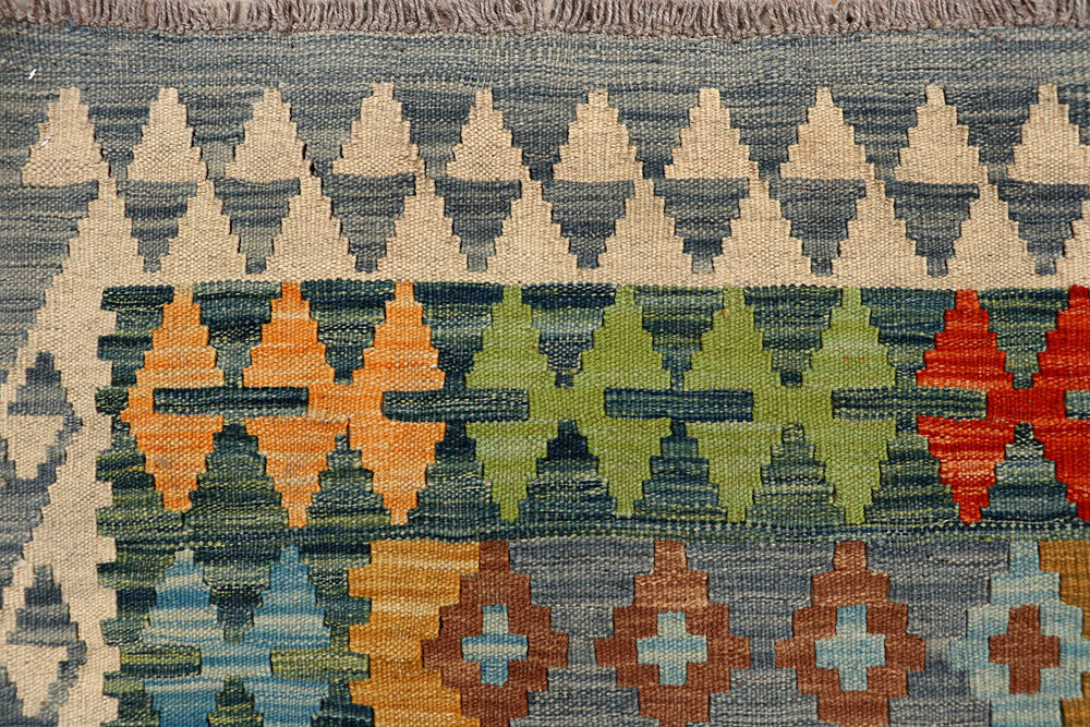 Multi Colored Kilim 5' 7 x 7' 11 - No. 66880 - ALRUG Rug Store