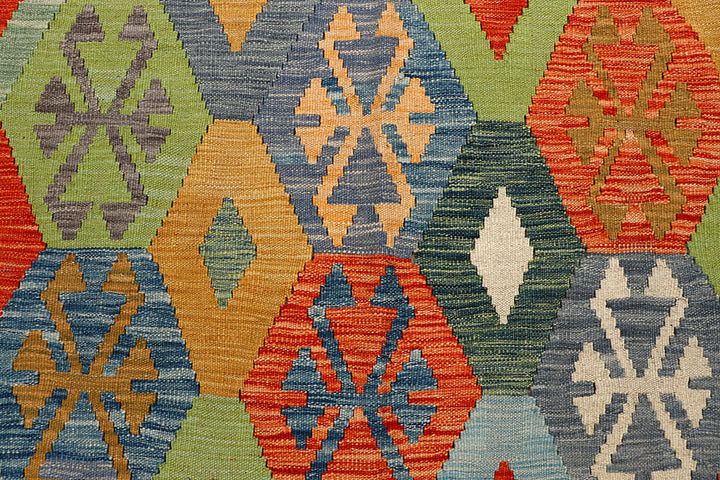 Multi Colored Kilim 5' 7 x 7' 11 - No. 66880 - ALRUG Rug Store