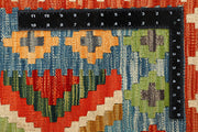 Multi Colored Kilim 5' 9 x 8' 2 - No. 66882 - ALRUG Rug Store