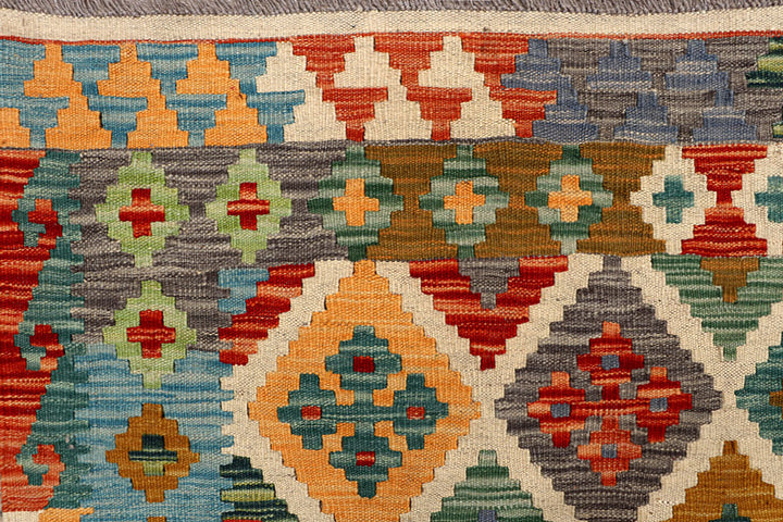 Multi Colored Kilim 5' 10 x 7' 9 - No. 66884 - ALRUG Rug Store