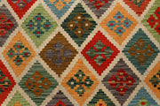 Multi Colored Kilim 5' 10 x 7' 9 - No. 66884 - ALRUG Rug Store