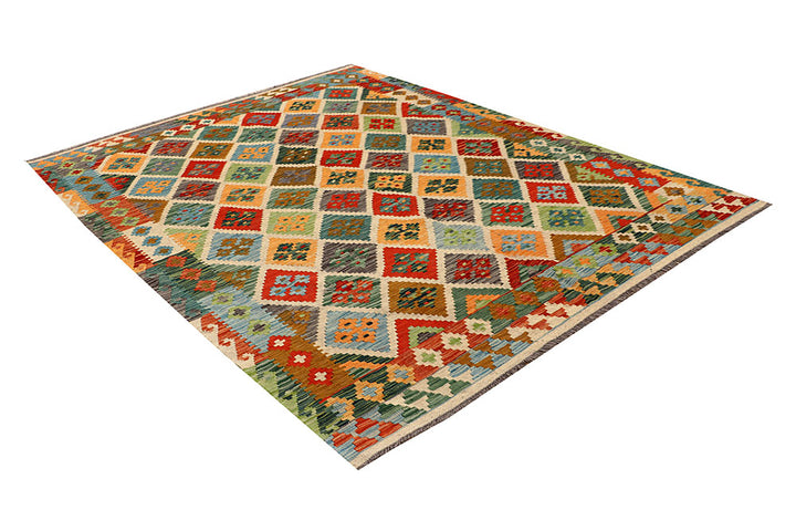 Multi Colored Kilim 5' 10 x 7' 9 - No. 66884 - ALRUG Rug Store