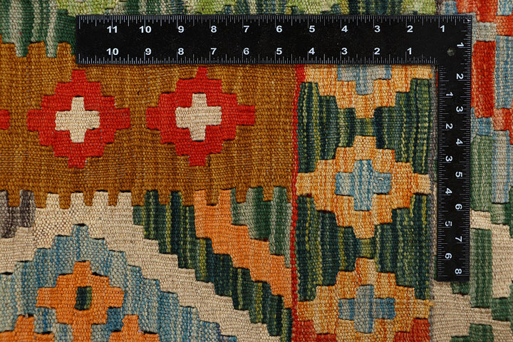 Multi Colored Kilim 5' 10 x 7' 9 - No. 66884 - ALRUG Rug Store