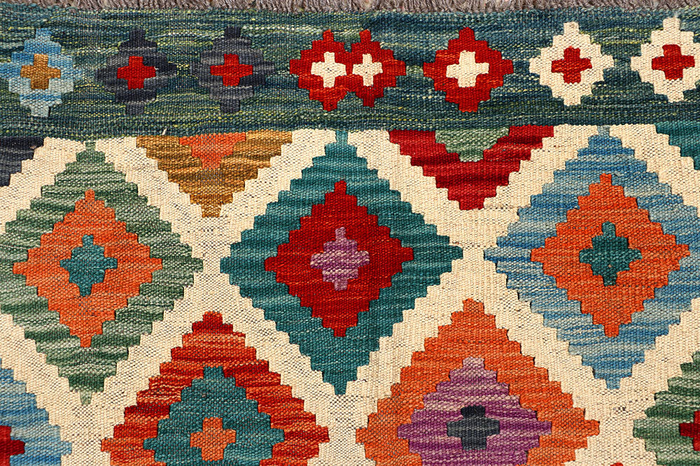 Multi Colored Kilim 5' 9 x 7' 10 - No. 66885 - ALRUG Rug Store