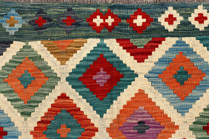 Multi Colored Kilim 5' 9 x 7' 10 - No. 66885 - ALRUG Rug Store