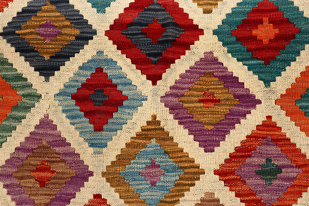 Multi Colored Kilim 5' 9 x 7' 10 - No. 66885 - ALRUG Rug Store