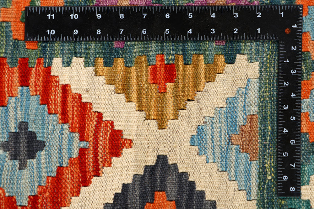 Multi Colored Kilim 5' 9 x 7' 10 - No. 66885 - ALRUG Rug Store