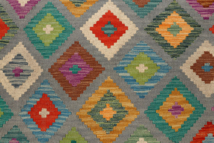 Multi Colored Kilim 5' 9 x 7' 10 - No. 66887 - ALRUG Rug Store