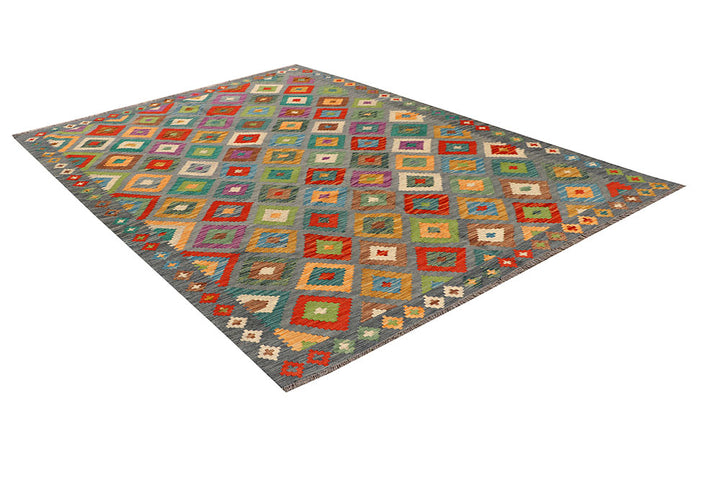 Multi Colored Kilim 5' 9 x 7' 10 - No. 66887 - ALRUG Rug Store