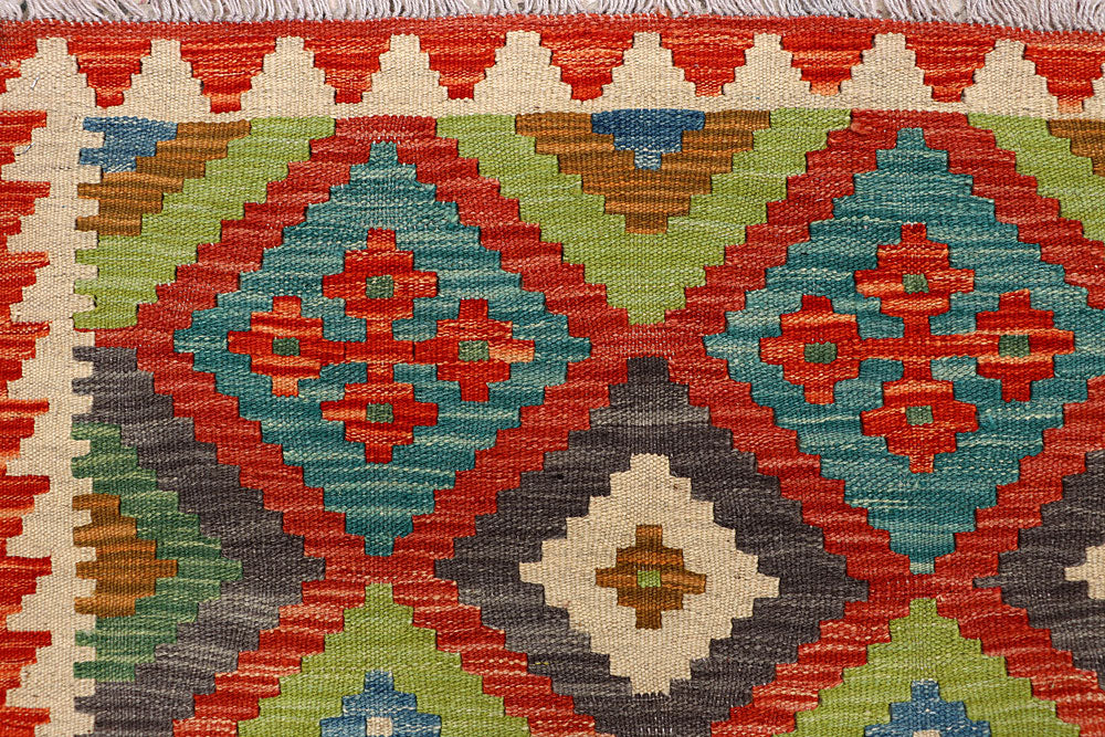 Multi Colored Kilim 6' x 7' 11 - No. 66888 - ALRUG Rug Store