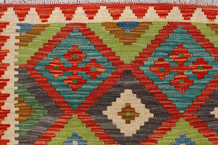 Multi Colored Kilim 6' x 7' 11 - No. 66888 - ALRUG Rug Store