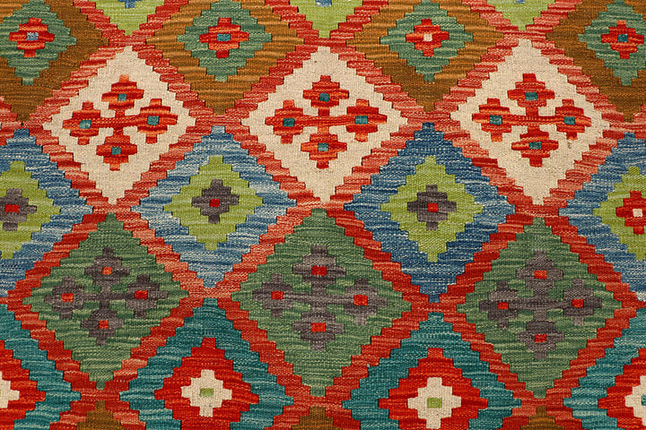 Multi Colored Kilim 6' x 7' 11 - No. 66888 - ALRUG Rug Store