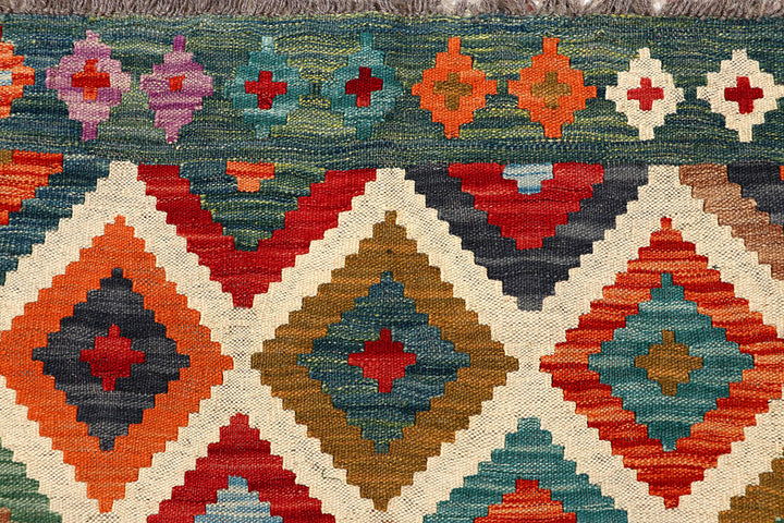 Multi Colored Kilim 5' 8 x 7' 10 - No. 66889 - ALRUG Rug Store