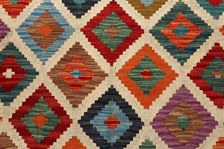 Multi Colored Kilim 5' 8 x 7' 10 - No. 66889 - ALRUG Rug Store