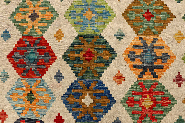Multi Colored Kilim 5' 6 x 8' - No. 66890 - ALRUG Rug Store