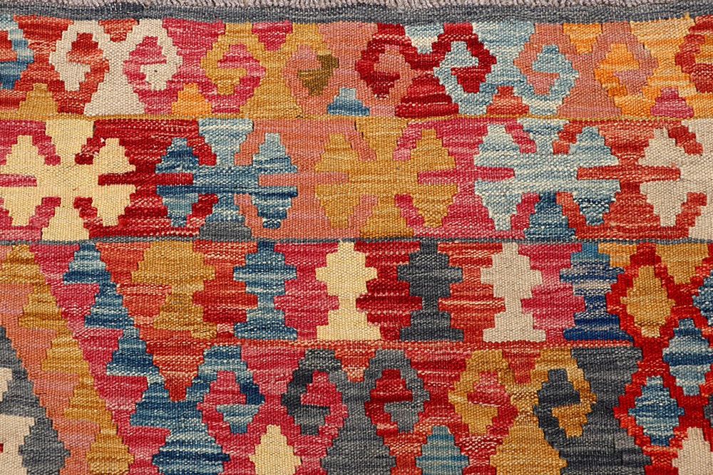 Multi Colored Kilim 5' 9 x 7' 8 - No. 66891 - ALRUG Rug Store