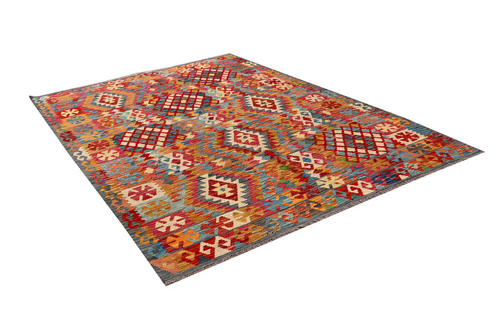 Multi Colored Kilim 5' 9 x 7' 8 - No. 66891 - ALRUG Rug Store