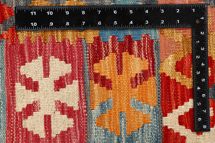 Multi Colored Kilim 5' 9 x 7' 8 - No. 66891 - ALRUG Rug Store