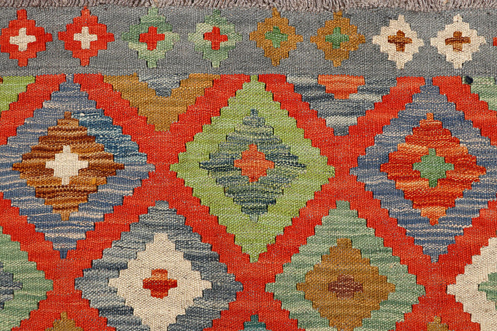 Multi Colored Kilim 5' 8 x 7' 9 - No. 66892 - ALRUG Rug Store