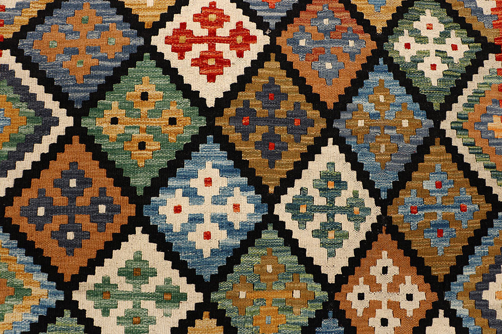 Multi Colored Kilim 5' 9 x 7' 8 - No. 66893 - ALRUG Rug Store