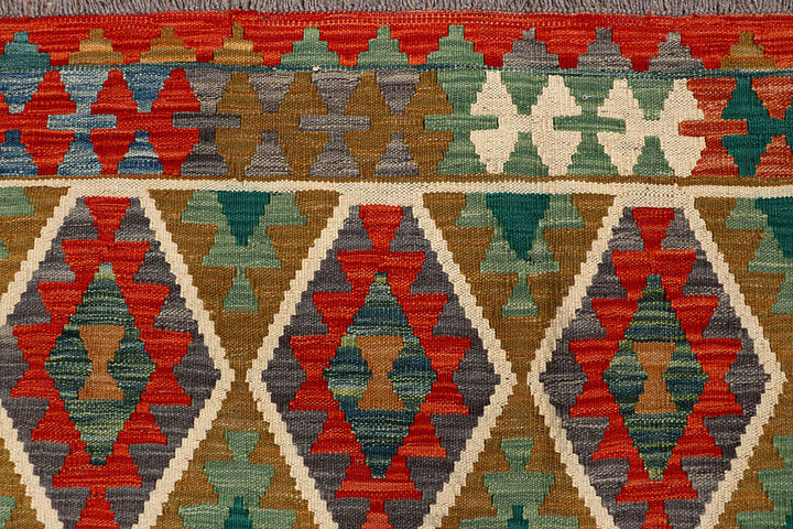 Multi Colored Kilim 6' x 8' - No. 66894 - ALRUG Rug Store