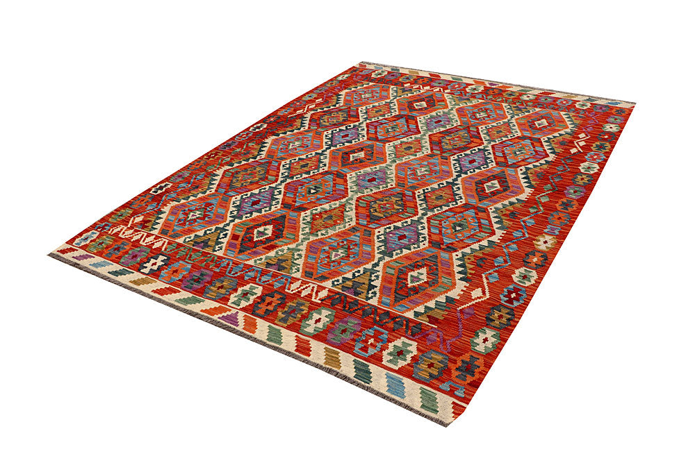 Multi Colored Kilim 5' 11 x 7' 10 - No. 66895 - ALRUG Rug Store