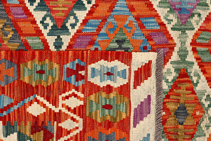 Multi Colored Kilim 5' 11 x 7' 10 - No. 66895 - ALRUG Rug Store