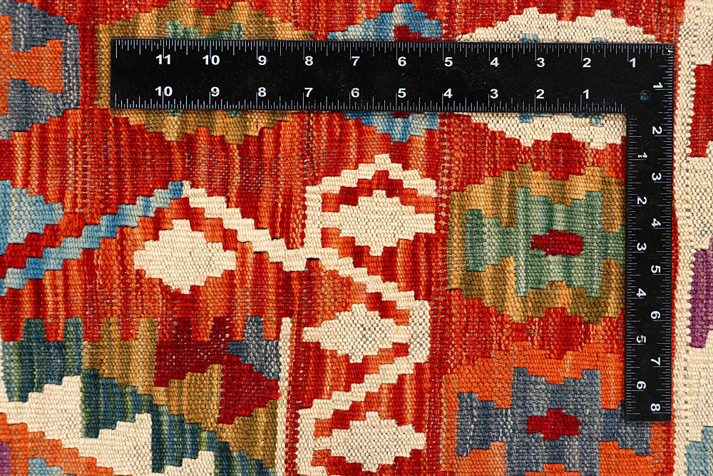 Multi Colored Kilim 5' 11 x 7' 10 - No. 66895 - ALRUG Rug Store