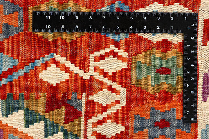 Multi Colored Kilim 5' 11 x 7' 10 - No. 66895 - ALRUG Rug Store