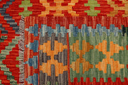 Multi Colored Kilim 5' 8 x 7' 8 - No. 66896 - ALRUG Rug Store