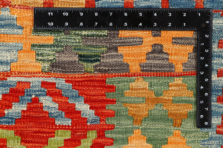 Multi Colored Kilim 5' 8 x 7' 8 - No. 66896 - ALRUG Rug Store