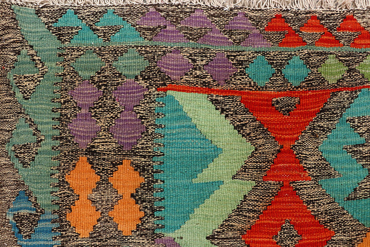Multi Colored Kilim 5' 9 x 7' 11 - No. 66900 - ALRUG Rug Store